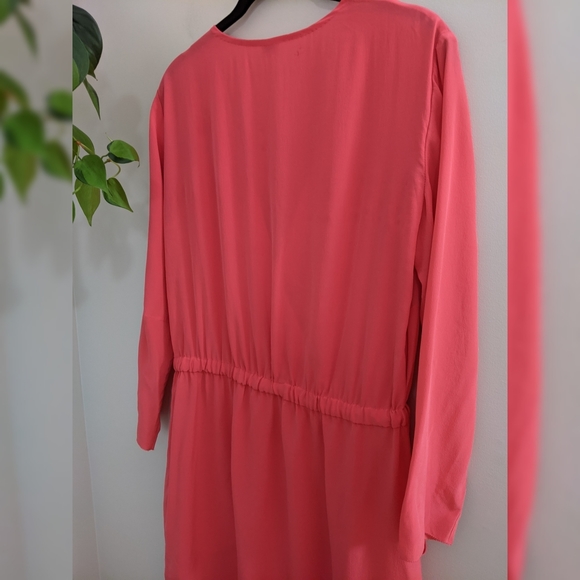 Wilfred 100% Silk Dress In Coral Color - Picture 2 of 6